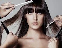 woman with long hair