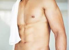 man with six packs body